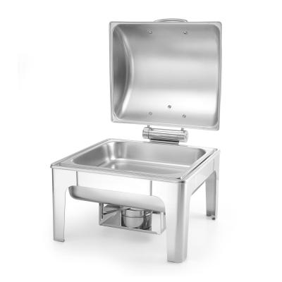 Chafing GN 2/3 vysoký lesk, HENDI, Profi Line, 6L, 395x405x(H)320mm | 470237
